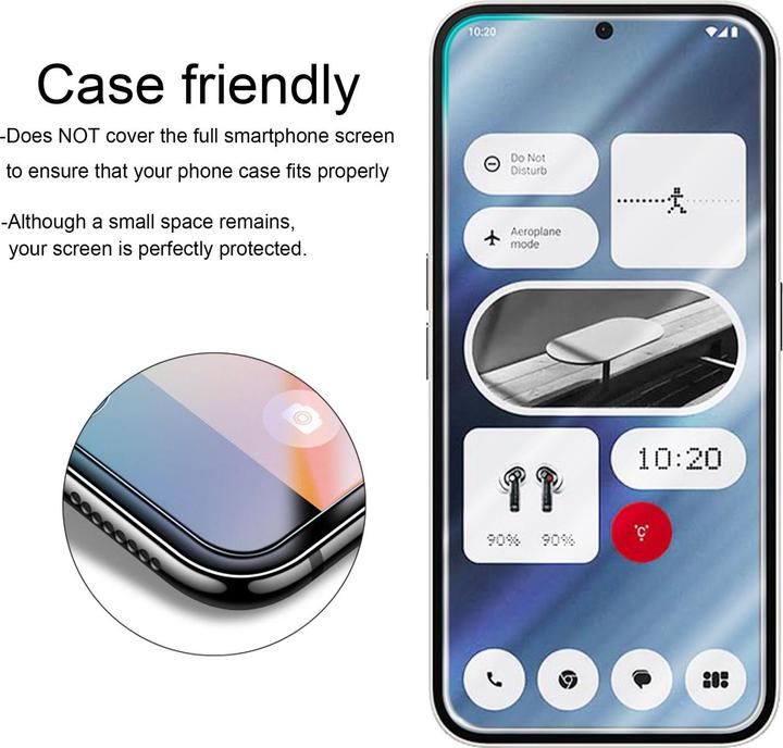 Image du produit Cadorabo 3x Film de protection pour Nothing Phone 2a 3er Pack Tempered (3 pcs, Nothing Phone (2a))