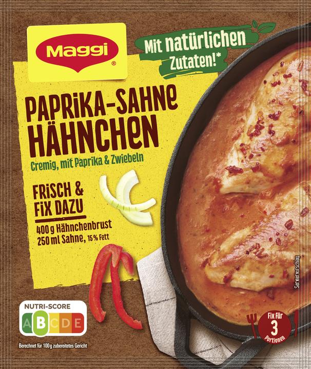 Immagine prodotto Maggi FIX Paprika-Sahne Hähnchen (31 g)