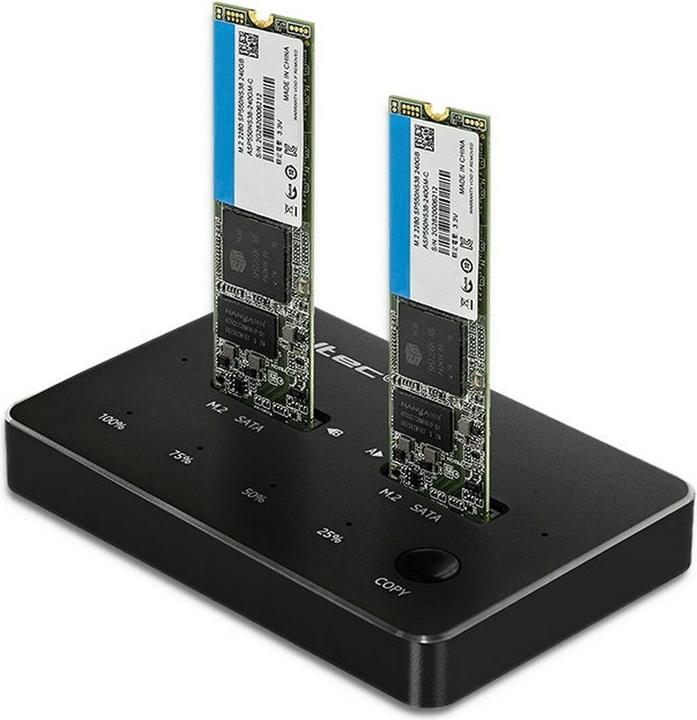 Produktbild Qoltec 50310 Drive docking station (M.2 22110, M.2 2242, M.2 2280, M.2 2260, M.2 2230)