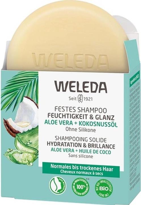 Actual product image Weleda Moisture and shine (Solid shampoo, 50 g)