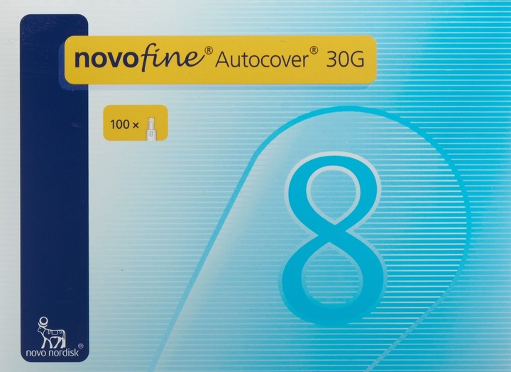 Produktbild Novofine AUTOCOVER Injektionsnadel 30G 8mm (100 Stk) (Pen Nadeln + Einmalkanülen)