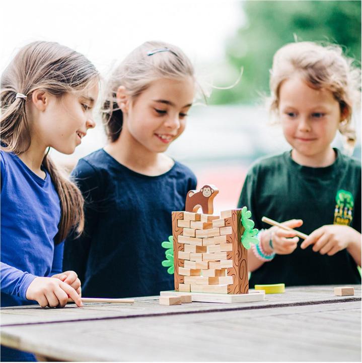 Image du produit Bigjigs Jeu pour enfants Jungle Crash en bois (Multilingue)