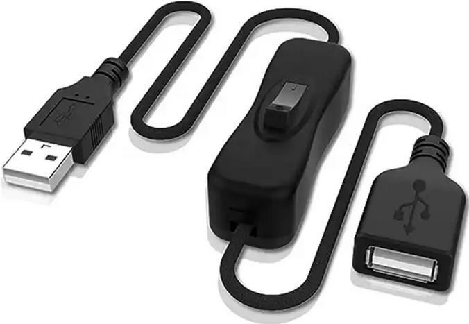 Immagine prodotto PhoneLook Cavo di connessione USB con interruttore On & Off per controllare l'alimentazione (USB 1.0)