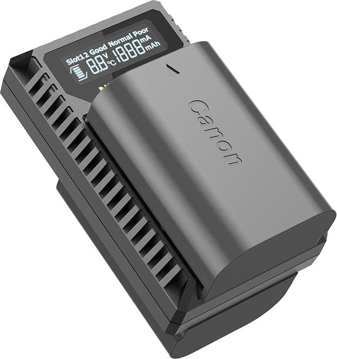 Actual product image Nitecore UCN3 Pro Compacte Dubbel Lader voor Canon LP E6 (N) met USB (Charger)