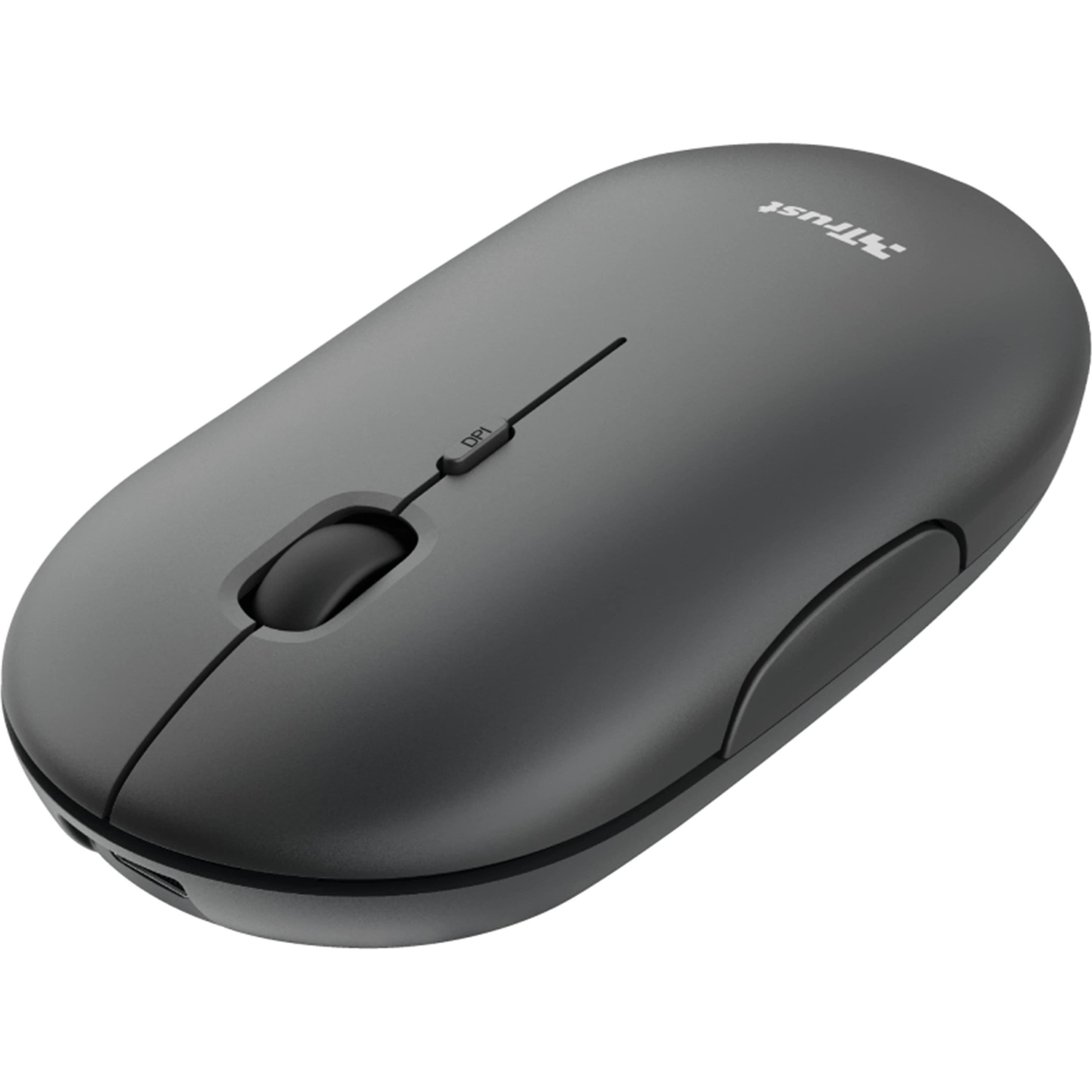 Trust Puck (Kabelgebunden), Maus, Schwarz