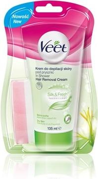 Veet Silk&Fresh Cremation Is An Under Shower Hair Removal For Scores Dry 135Ml (135 ml)