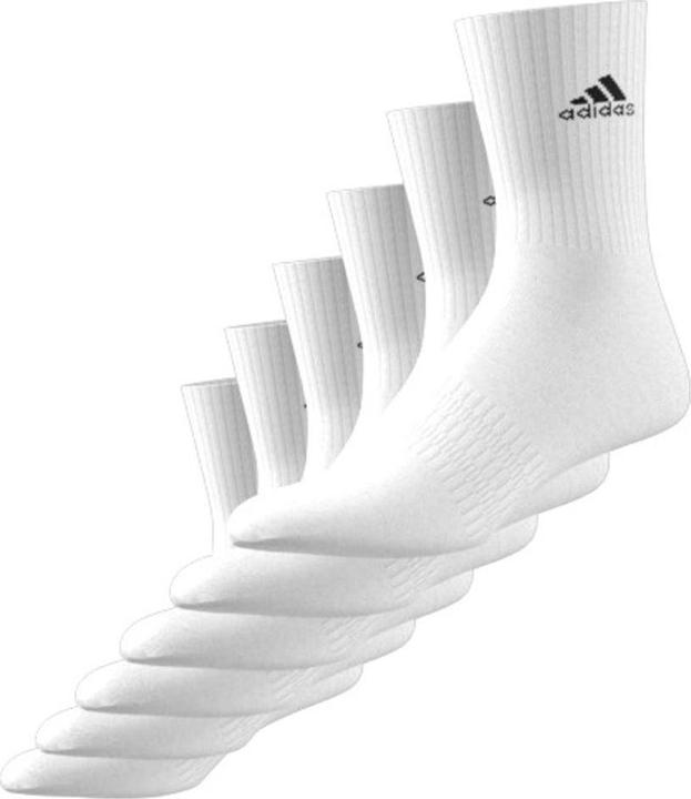 Actual product image adidas Cushioned Sportswear Crew Socks, 6 Pairs (37, 39)