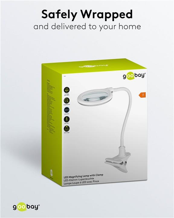 Produktbild Goobay LED-Klemm-Lupenleuchte