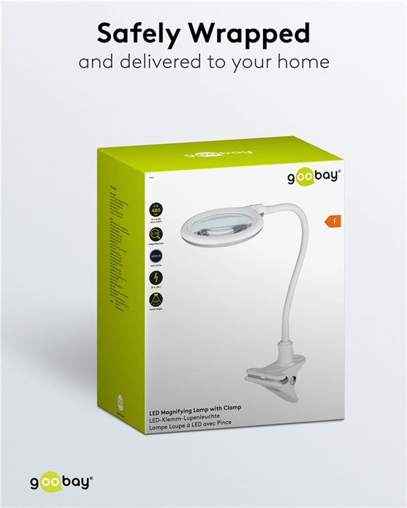 Produktbild Goobay LED-Klemm-Lupenleuchte, 6 W