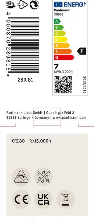 Productafbeelding Paulmann LED-reflector GU5.3 (GU5.3, 6.50 W, 50 lm, 1 x, F)