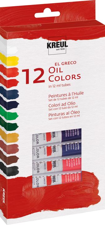 Actual product image Kreul el Greco oil colours (144 ml)