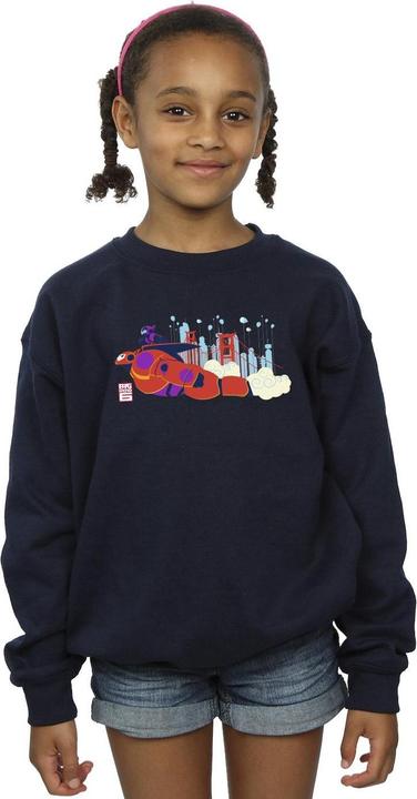 Produktbild Disney Big Hero 6 Baymax Hiro Bridge Sweatshirt Mädchen (152, 158)