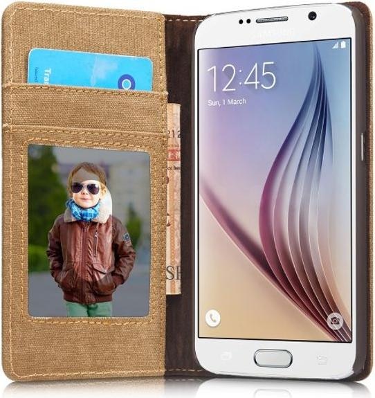 Produktbild Caseme Stylische Leder Hülle (Samsung Galaxy S6)