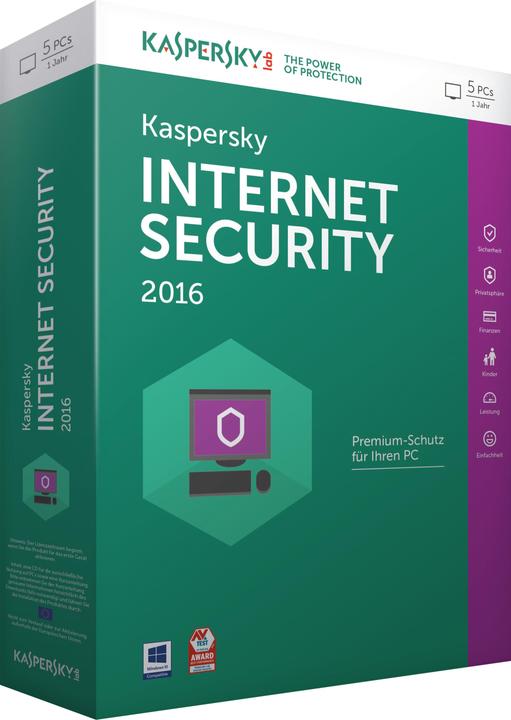 Kaspersky Internet Security 2016 (5 Utente, 12 mesi)