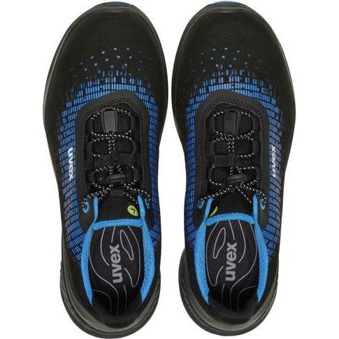 Thumbnail - Uvex Safety, Sicherheitsschuhe, 6829944 Sicherheitshalbschuh S1 Schuhgrösse (EU): 44 Blau, Schwarz 1 Paar (S1, 44)