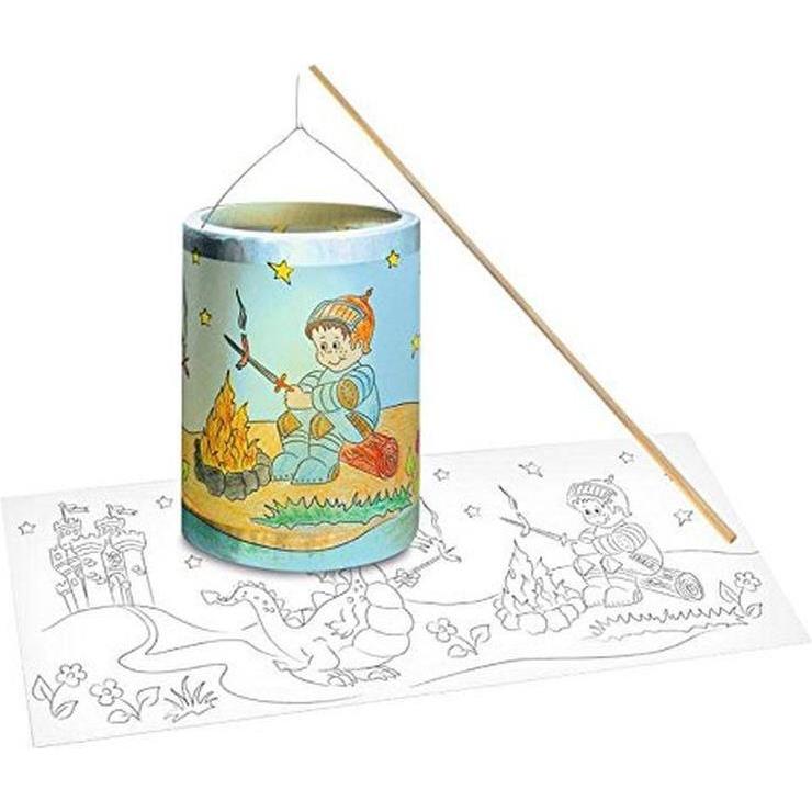 Ursus Laternen-Bastelset Ausmal-Ritter