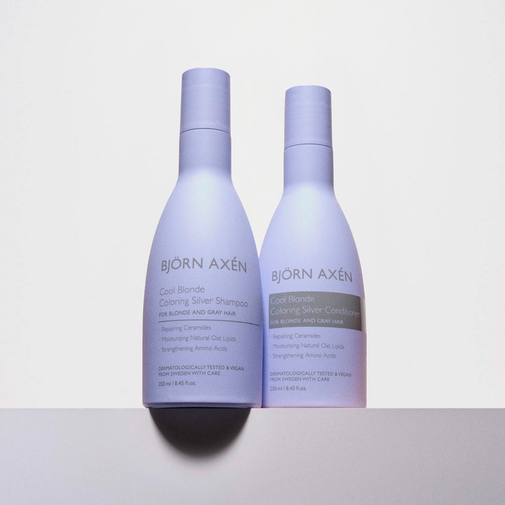 Actual product image Björn Axen Cool Blonde - Colouring Silver Shampoo (250 ml, Silver shampoo)