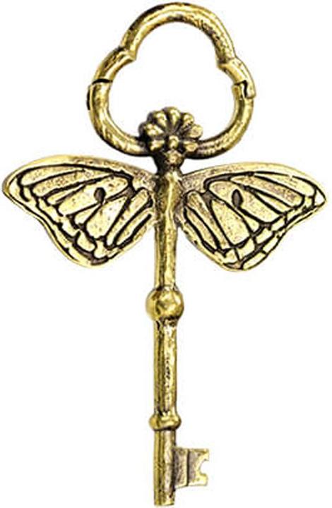 Produktbild Star Piercing Segmentring klappbar vergoldet Feenschlüssel (Messing)