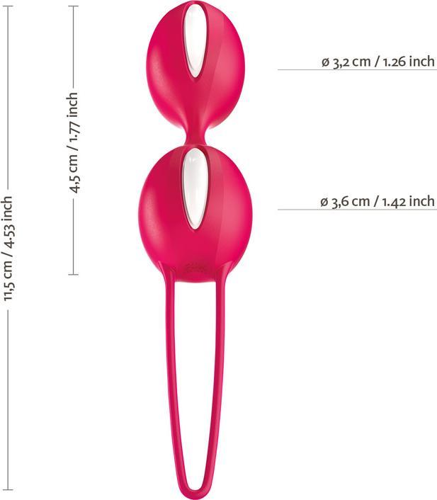 Actual product image Fun Factory Smartballs Duo