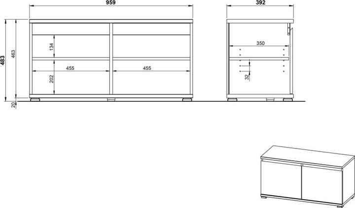 Produktbild Germania Katalina (95.9 x 39.2 x 48.3 cm)