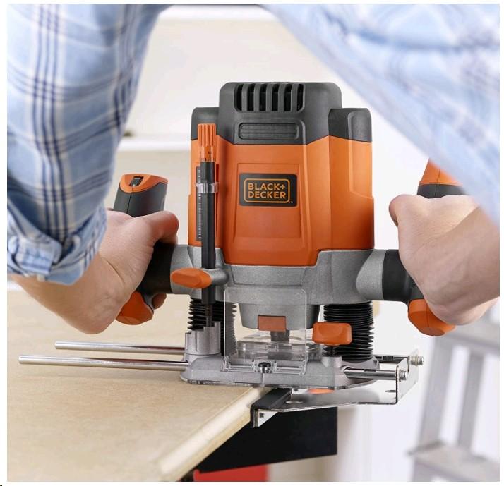 Actual product image Black & Decker Router KW1200E, 1200W (Router)