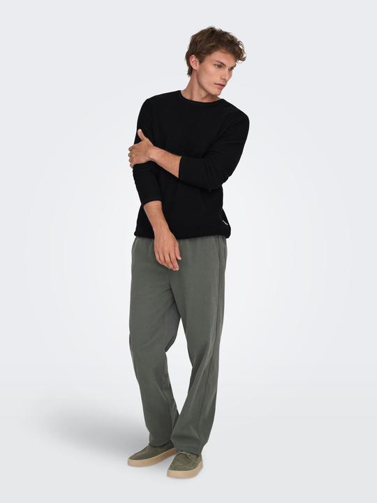 Actual product image Only & Sons Regular fit round neck pullover knitted jumper (L)