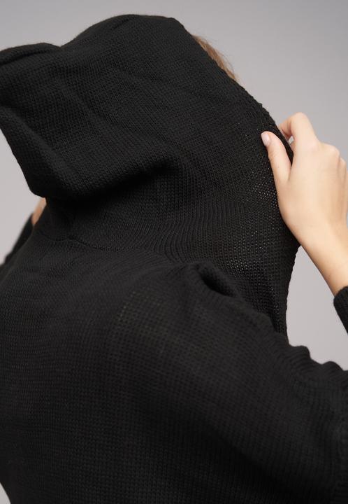 Image du produit Cloud 5ive Knit Cardigan with hood black S (S)