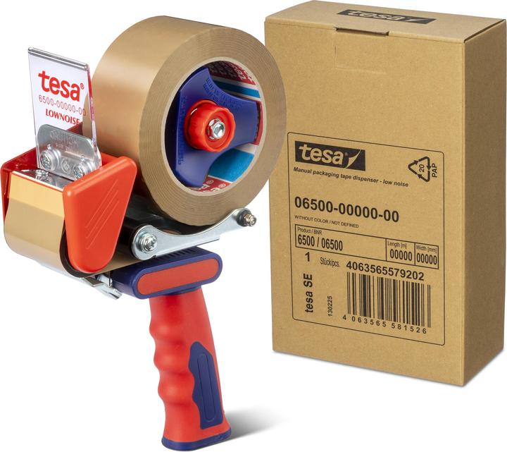 Produktbild tesa Low Noise Handabroller für recyc. PET-Packband