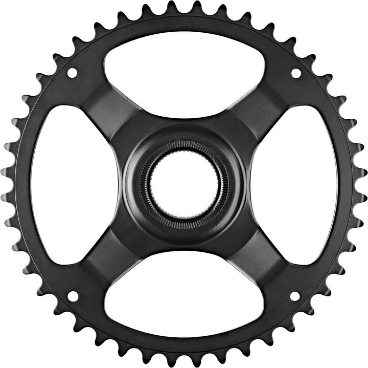 Actual product image Shimano STEPS E6100 chainring Cl:46,5mm without chain guard (38)