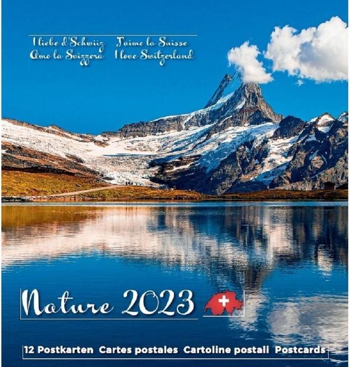 Actual product image Calendar Nature Switzerland 2023 16 x 17 cm (24 x 34 cm)