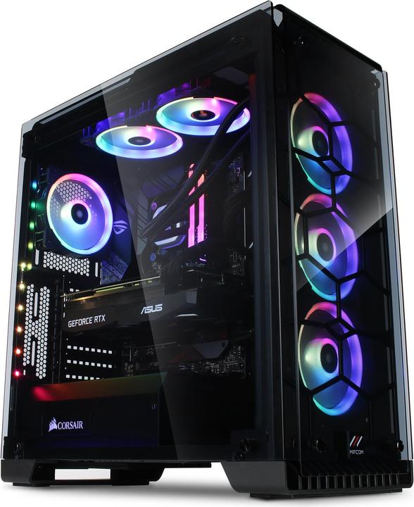 Produktbild Mifcom Spectrum RTX2080Ti Ultimate (1000 GB, 32 GB, Intel Core i9-9900K, GeForce RTX 2080 Ti)