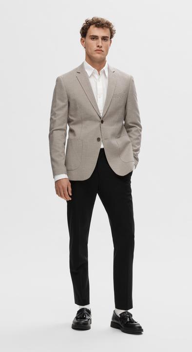 Actual product image Selected Slim Fit Check Blazer (50)