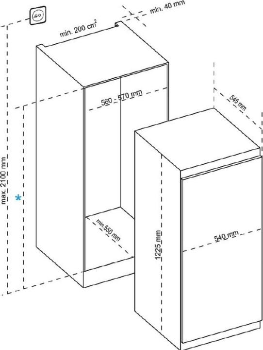 Image du produit Sharp SJ-LD195E0XD-UE (193 l)