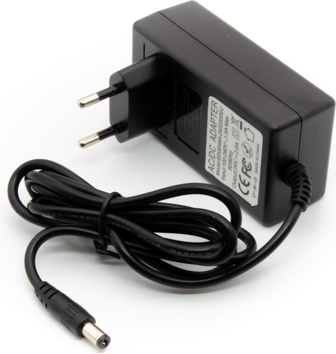Purecrea 24V DC 2000mA Netzteil AC/DC-Adapter 5.5mm/2.1mm Stecker