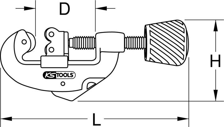 Actual product image KS Tools Small pipe cutter (150 mm)