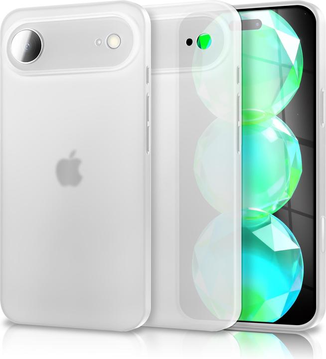 Produktbild Nalia Cover "Phantom" - 0,3mm Extrem Dünn & Leicht, Mattiert, Anti-Fingerprint Hülle - Ultra-Slim Hardcase (Apple iPhone 17 Pro)