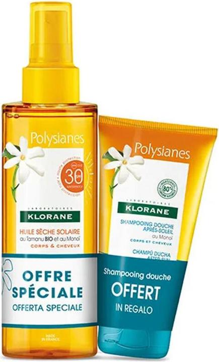 Produktbild Polysianes MONOI UND TAMANU BIO Los 2 pz (Körperöl, 200 ml)