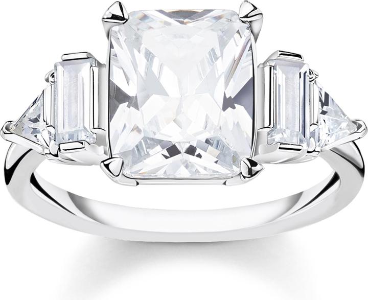 Produktbild Thomas Sabo Ring Weisse Steine (48, 925 Silber)