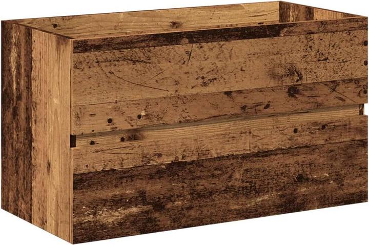 Actual product image VidaXL Vanity unit Wall-mounted vanity unit Bathroom cabinet with built-in basin