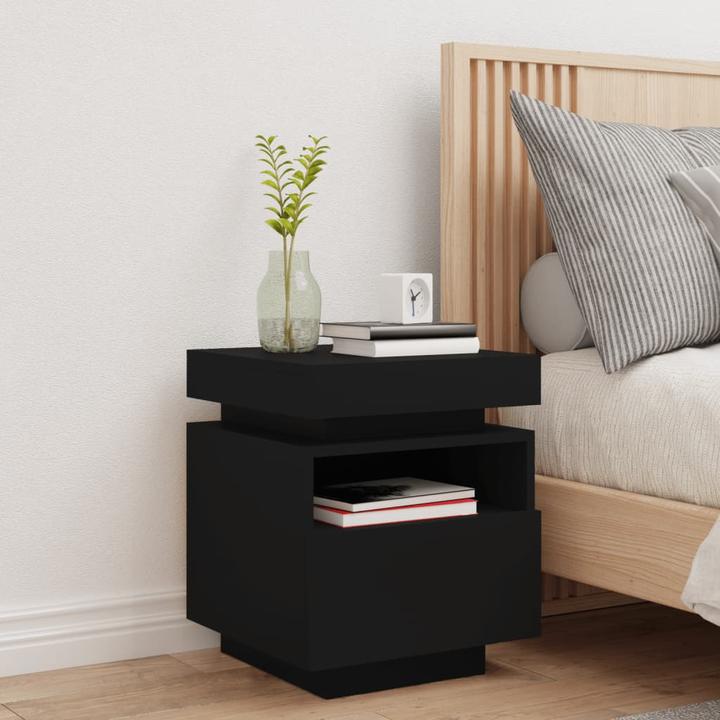 Immagine prodotto VidaXL Comodino con luci LED (39 x 40 x 48,5 cm)