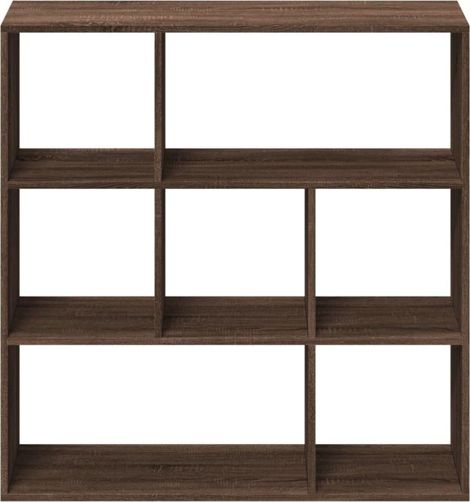 Immagine prodotto VidaXL Libreria Divisorio per la stanza Scaffale a parete Scaffale in piedi Scaffale in rovere marrone