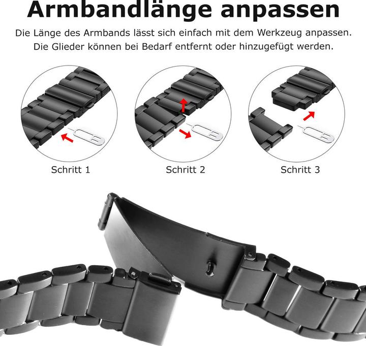 Image du produit Pedea Bracelet de montre en titane (20 mm, Titane, Galaxy Watch 4, Galaxy Watch 6, Galaxy Watch 5)