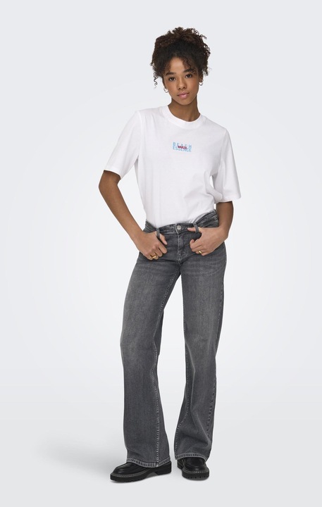 Actual product image Only ONLJUDY Niedrige Taille Gerade geschnitten Jeans Jeans mit weitem Bein (W30/L32)
