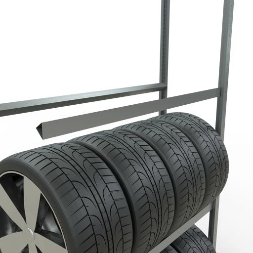 Produktbild Schulte Lagertechnik Räder-Anbauregal MULTIplus150