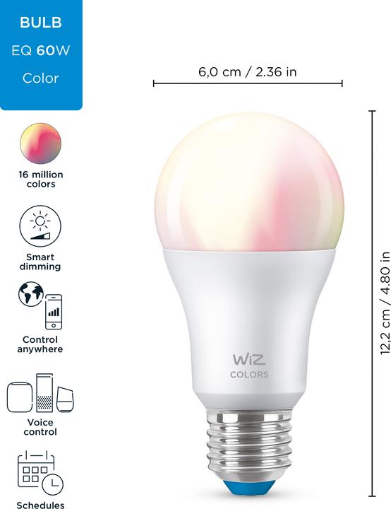 WiZ Standard (E27, 60 W, 806 lm, 1 x, F)