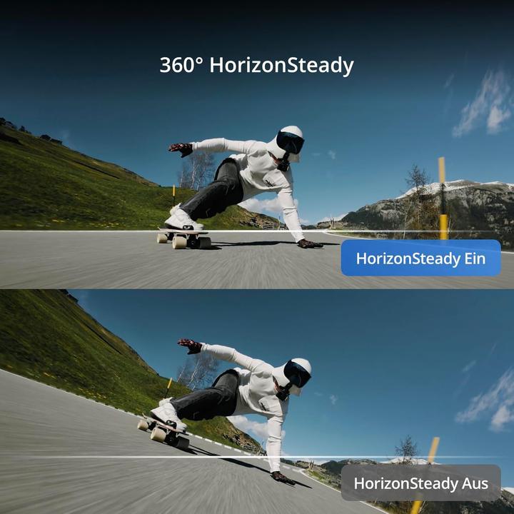 Actual product image DJI Action-Kamera 4K/120fps mit Low-Light-Aufnahmen (120p, Wi-Fi, Bluetooth)