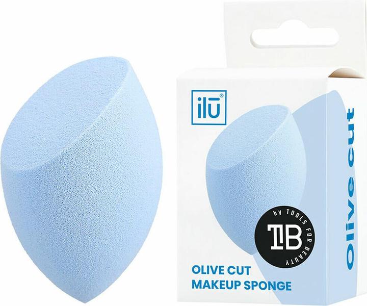 Immagine prodotto Ilu T4B Spugna trucco a forma di oliva per fondotinta, correttore e cipria (blu)