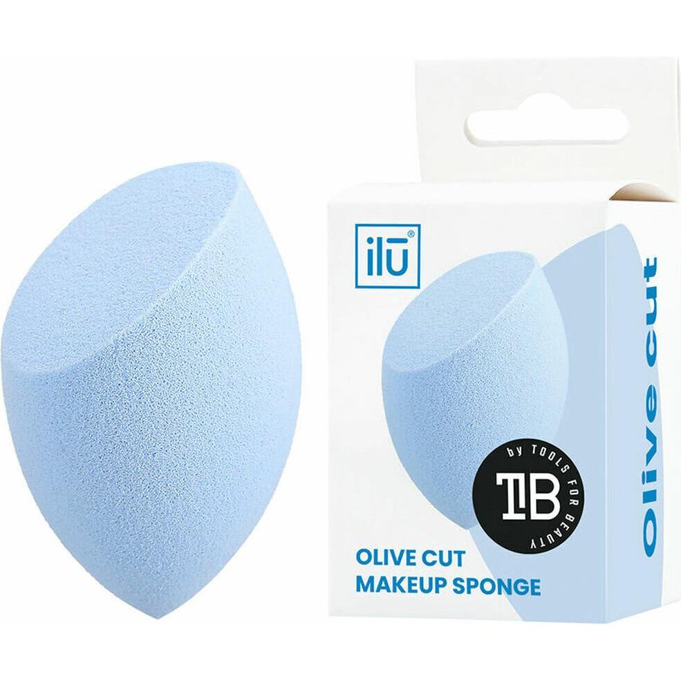 Ilu, Zubehör Make-up, T4B Olivenförmiger Makeup Schwamm Für Foundation, Concealer Und Puder (Blaue)