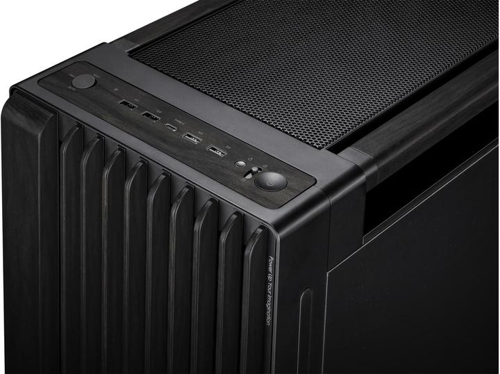Actual product image ASUS Case PROART PA602 WOOD METAL PWM BLACK (ATX, DTX, mATX, Mini-DTX, Mini-ITX)