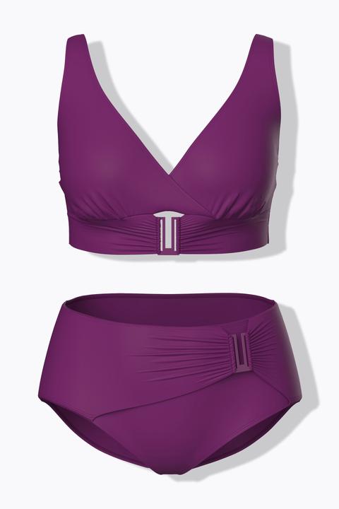 Actual product image Ulla Popken Buckle Detail Bikini Set (48)